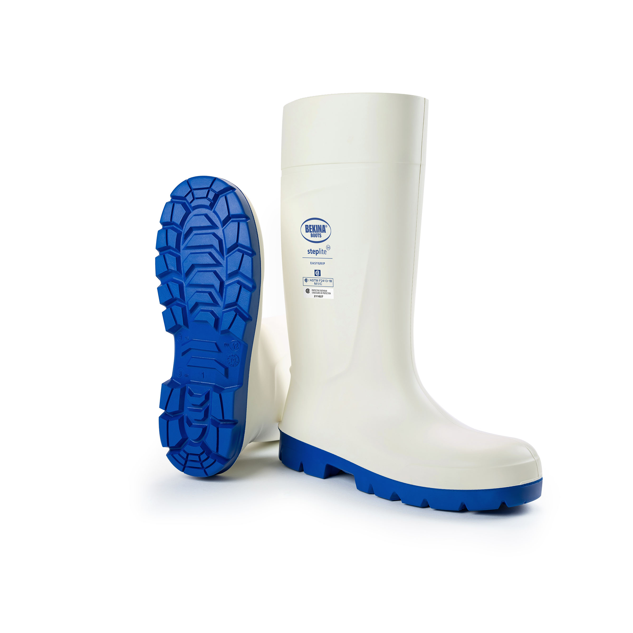 Steplite EasyGrip, steel toe cap (S4), white - Bekina US
